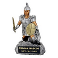 Trojan School Mascot Sculpture w/Engraving Plate